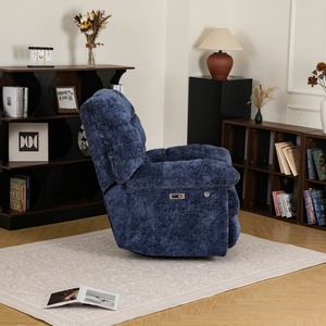 新デザイン売れ筋一人掛けロッキングリクライナーソファ 電動リクライニング 360度回転 特大快適クッション付き - Product Image 2