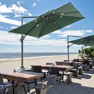 Sombrilla de Patio <span class=keywords><strong>Romana</strong></span> de Diseño Elegante con Poste Resistente, Parasol Moderno para Uso en Cafés y Bistrós - Product Image 1