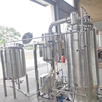 Huile de rose damassée industrielle 1000L - 6000L faisant la machine équipement de traitement d'hydrosol de rose distillateur d'huile de fleur d'herbe