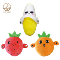 Juguete de Peluche Educativo Musical para Bebés, Piano de Frutas, Algodón PP Bordado, Súper Suave, con Sonido Inductivo, Plátano