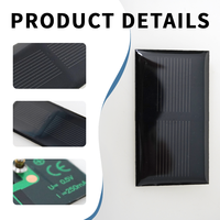 Panel Epoxy Surya Efisiensi Tinggi IP67 Tahan Air Sel Mono untuk Pendidikan STEM Kit DIY Sel Surya Mini Terbungkus Resin