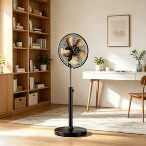 Stable 18 Inch Pedestal <b>Fan</b> with double ball bearing Ultra-quiet design Anti-Tip Heavy Base Pure Copper Motor for Living Room - Product Image 1