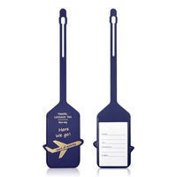 Étiquette de bagage en cuir PU, étiquette de bagage pressée à chaud pour l'enregistrement à bord, étiquette de bagage en cuir, carte d'embarquement en PVC