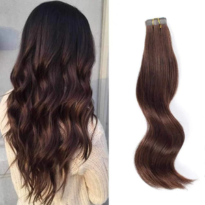 Jasmine Beauty Unprocessed Raw Light Color Blond <b>Russian</b> Cuticle Aligned 100% Human Hair Virgin Hair Tape in Real Hair Extension - Product Image 5