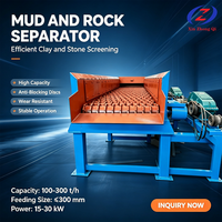Séparateur minéral Xinzhongqi à disques multi-rouleaux pour boue et roche, capacité 4000 kg, pour l'élimination de l'argile et la classification des agrégats
