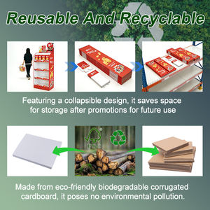 Expositor de Suelo de Cartón Personalizado para <span class=keywords><strong>Libros</strong></span>, Revistas, Cómics, <span class=keywords><strong>Libros</strong></span> Infantiles, Publicidad Promocional para Minoristas - Product Image 6