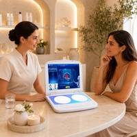 Máquina de Evaluación de Salud Corporal con Recopilación de Datos No Invasiva Mediante Panel Táctil y Herramientas de Informe para Clientes