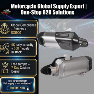 Nouveau système d'échappement complet pour moto Citing Vs4oo - Product Image 1