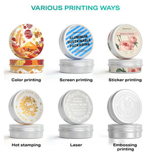 Barattolo in Metallo Alluminio Nero Personalizzato con Logo, <span class=keywords><strong>per</strong></span> Candele, Sapone, Tè, 10ml 20ml 30ml 50ml 60ml 80ml 100ml 250ml, Direttamente dalla Fabbrica - Product Image 5