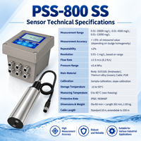 Analyseur de solides en suspension dans les eaux usées PSS800, capteur infrarouge TSS MLSS en ligne, RS485 Modbus