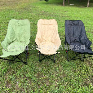 Fauteuil inclinable Wenyan avec repose-jambes, doublure en coton, tissu Oxford, acier carbone, chaise pliante portable pour le camping en plein air - Product Image 4