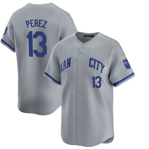 Jersey Baseball Custom Kansas City Road Limited 2025 Pria Wanita, Bordir Jahit, Seragam Remaja dengan Logo - Product Image 5