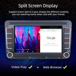 Écran tactile 7'' Stéréo Android pour voiture <span class=keywords><strong>Autoradio</strong></span> 2 Din pour VW Skoda Octavia Golf <span class=keywords><strong>Passat</strong></span> <span class=keywords><strong>B6</strong></span> Polo - Product Image 4