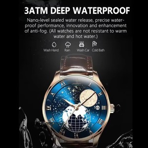 Drioshipping Top Brand Luxury <b>Men's</b> Quartz <b>Wrist</b> Watch Fashion Waterproof Luminous Date Sport Clock Stainless Steel <b>Band</b> New - Product Image 2