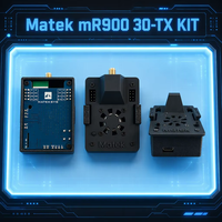Matek MR900-30-TX KIT MLRS MAVLink 900MHz 30dBm 1000mW Modul LoRa TX dengan Kipas Nirkabel untuk Aksesori Drone Jarak Jauh FPV