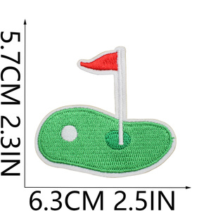 Vente chaude : Patchs <span class=keywords><strong>de</strong></span> golf thermocollants faits main, brodés à la machine, série sport pour casquette, tissu comme matériau principal, pour terrain <span class=keywords><strong>de</strong></span> golf et club <span class=keywords><strong>de</strong></span> golf - Product Image 6