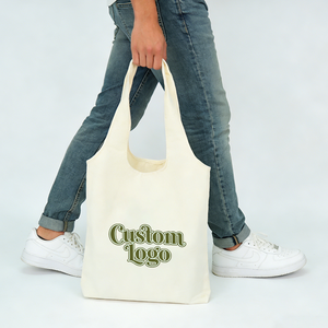 Bolsa de Lona Impermeable de Algodón Puro de Alta Densidad, Bolsa de Lona para Mujer de Gran Capacidad con Impresión Personalizada para Madres - Product Image 1