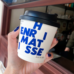 Custom Printed Logo Disposable <b>8oz</b> 10oz 12oz Double Wall Hot <b>Coffee</b> <b>Cups</b> With Lid Double Paper <b>Cup</b> - Product Image 3