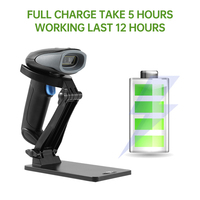 Lecteur de codes à barres QR USB filaire 1D 2D Scanner de codes à barres de supermarché pour solutions de point de vente