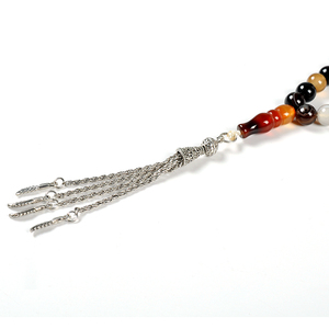 <span class=keywords><strong>Tasbih</strong></span> Unisex de Piedra Allah, <span class=keywords><strong>Tawaf</strong></span> Tesbih, Cuentas de Oración Musulmanas de Granate Natural, Brazalete de Moda para Hombres y Mujeres - Product Image 5