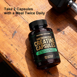 Oem פרטי תווית טרום אימון שריר גודל כוח שריר לבנות מיקרוonized creatate כמוסות למבוגרים - Product Image 5