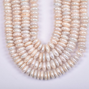 Perlas Naturales <span class=keywords><strong>de</strong></span> Agua Dulce, Redondas y Planas, Forma <span class=keywords><strong>de</strong></span> Moneda <span class=keywords><strong>de</strong></span> Plata, Blancas, <span class=keywords><strong>de</strong></span> 12-13mm, Impecables, <span class=keywords><strong>Precio</strong></span> al por Mayor - Product Image 6