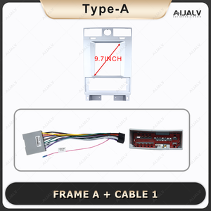 Aijia Écran tactile radio FM 9.7 pouces pour <span class=keywords><strong>LINCOLN</strong></span> <span class=keywords><strong>NAVIGATOR</strong></span> 2005-<span class=keywords><strong>2006</strong></span> Adapt to Auto MP4 MP5 GPS Carplay Navigation Frame Refitting - Product Image 3