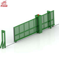 Reinforced Security Sliding Gate Multi-Factor Access Control (Fingerprint/IC Card) Anti-Tailgating Collision Avoidance Deters