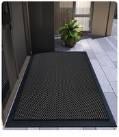 Tapis d'entrée commercial moderne en PVC durable, antidérapant et mobile, pour usage domestique et extérieur, résistant à la saleté et anti-vieillissement