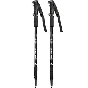 Bâtons de randonnée télescopiques en alliage d'aluminium à trois sections, 65-135 cm, avec sac de transport et accessoires - Product Image 5