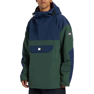 Anorak de neige coupe-vent avec logo personnalisé pour homme Pantalon à bretelles de snowboard à fermeture éclair au quart-de-moitié et veste de <span class=keywords><strong>ski</strong></span> à enfiler Grande taille - Product Image 2