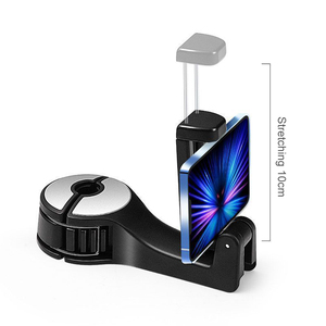 Seggiolino auto gancio sedile posteriore nascosto portaoggetti multifunzionale poggiatesta universale porta cellulare accessori interni - Product Image 6