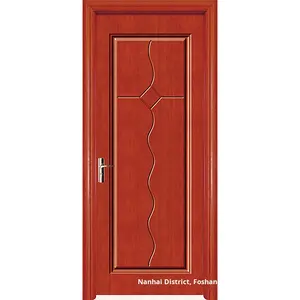 Puertas interiores de losa de madera maciza de estilo chino al por mayor de OEM y ODM para entrada interior, dormitorio, cocina, baño, nueva colección - Product Image 4