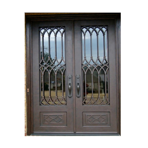 <span class=keywords><strong>Nuevo</strong></span> diseño de seguridad de acero puerta de entrada <span class=keywords><strong>apartamento</strong></span> puerta de entrada de doble puerta - Product Image 1