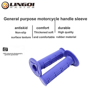 ปลอกแฮนด์ยาง LINGQI ขนาด 22 มม. ปลอกแฮนด์กันลื่นแบบนุ่ม สำหรับรถมอเตอร์ครอส มอเตอร์ไซค์ ATV ควอด อุปกรณ์อะไหล่ - Product Image 3