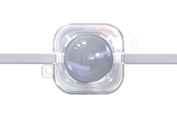 Módulo de luz de píxeles Led, luz de punto flexible de píxeles para exteriores, 50 Uds., cadena de celdas, canal de aluminio para punto de píxeles Led