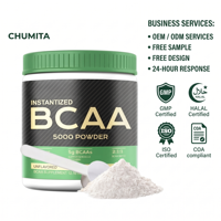 Chumita BCAA en Polvo, Mezcla de Leucina, Isoleucina y Valina, Sin Azúcar, Vegano, Sin Gluten, para Adultos, No Apto para Mujeres Embarazadas