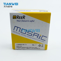 REER MOSAIC M1S 1100003 Cat.4 PLe SIL3 PLC de sécurité avec fente d'extension de communication 8DI 2 sorties OSSD programmables sur rail DIN