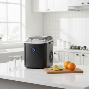 Machine à glaçons électrique domestique avec production rapide de glace, taille compacte et fonctionnalités portables pratiques pour une utilisation à domicile ou au bar - Product Image 5