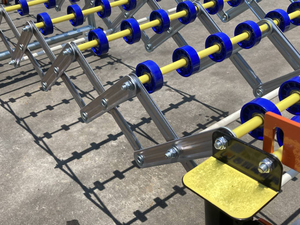 Restoran ve Üretim Tesisi Kullanımı İçin Özelleştirilmiş Yeni Toptan Taşınabilir Yerçekimli Uzatılabilir ve Geri Çekilebilir Esnek Konveyör - Product Image 4