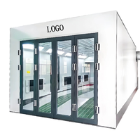 Cabine de peinture de luxe de grande taille 9m*4.5m*3m pour voitures/SUV/camions légers/bateaux – Atelier intérieur 30ft*14ft*9.8ft