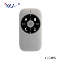 Télécommande sans fil CE Rosh RF à code roulant 4 boutons pour portail et porte