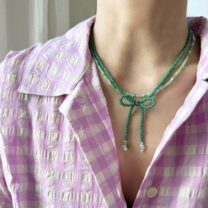 INS filles coeur arc <span class=keywords><strong>collier</strong></span> avec perle d'eau douce pastorale clavicule chaîne français perles romantiques pour printemps/été - Product Image 3