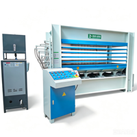 Presse à chaud monocouche de 120 tonnes Zhongding Machinery pour le placage du bois, du MDF et du contreplaqué, idéale pour la fabrication de portes affleurantes