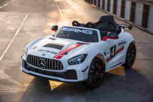 Voiture <span class=keywords><strong>Mercedes</strong></span> Benz GT4 AMG, en plastique, avec télécommande, pour enfants, véhicule - Product Image 2