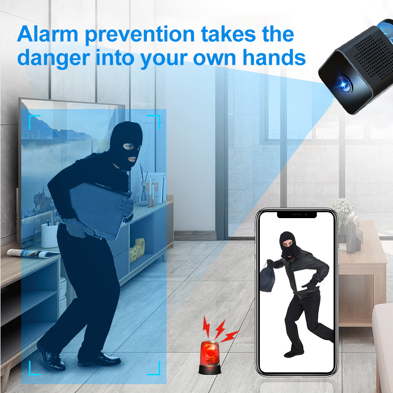 1080P Smart mini WiFi camera IP Camera Motion Detection Security Wireless Network Camera with Magnetic Base