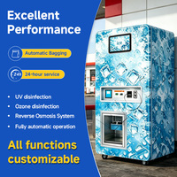 Máquina Expendedora de Hielo Automatizada YISO 2026 con Capacidad de 100 kg, Refrigeración por Compresor, Monitoreo Remoto y SDK