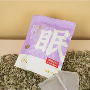 Sachet de trempage pour les pieds à l'armoise emballé individuellement avec feuille de lotus naturelle, 500 ml, détoxifiant pour une meilleure qualité de <span class=keywords><strong>sommeil</strong></span> - Product Image 1