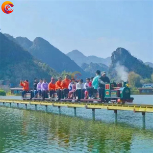 Nước vui chơi giải trí công viên Rides người lớn trẻ em trẻ em điện theo dõi <span class=keywords><strong>Train</strong></span> hơi nước đầu máy trên đường ray cho bán - Product Image 1