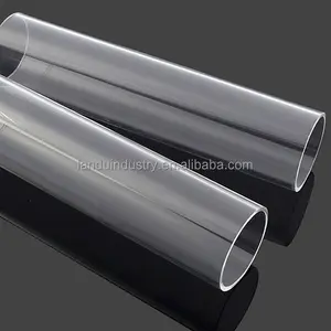Tubi in PMMA di plastica trasparente di grande diametro LANDU tubo acrilico rotondo trasparente per il commercio all'ingrosso della fabbrica